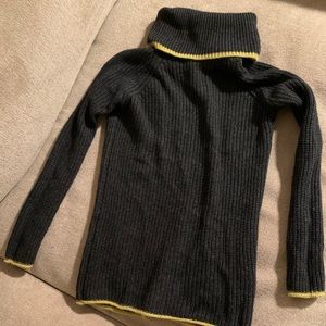 Bartolini turtle neck soft navy wool sweater XS